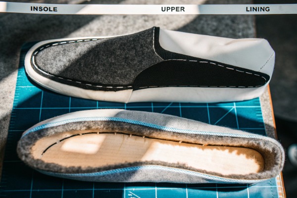 Top-down shoe cut showing internal structure clearly (ID#1)